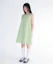 Lookbook (Women) AMES WORLDWIDE Check Layered Green Dress AM2GSFPA92AGN