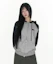 Details for (Women) AMES WORLDWIDE Circle Logo Navy Raglan Zip-Up Hoodie AM2GSUM485ANV