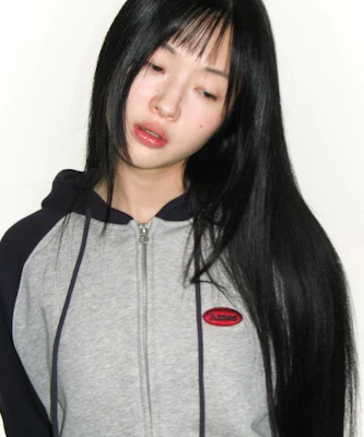 (Women) AMES WORLDWIDE Circle Logo Navy Raglan Zip-Up Hoodie AM2GSUM485ANV 1