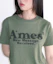 Details for (Women) AMES WORLDWIDE Khaki Round Hem Crop Tee AM2EMUT520AKH