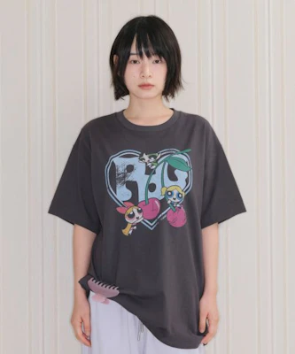(Women) Ames Worldwide PPG Heart Cherry Tee Charcoal T-Shirt AM2GMUT518ACH Order (Women) Ames Worldwide PPG Heart Cherry Tee Charcoal T-Shirt AM2GMUT518ACH