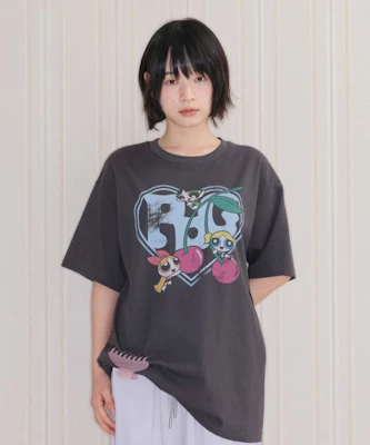 (Women) Ames Worldwide PPG Heart Cherry Tee Charcoal T-Shirt AM2GMUT518ACH Shop (Women) Ames Worldwide PPG Heart Cherry Tee Charcoal T-Shirt AM2GMUT518ACH