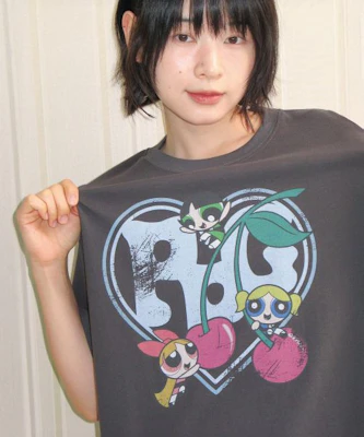 (Women) Ames Worldwide PPG Heart Cherry Tee Charcoal T-Shirt AM2GMUT518ACH Sizing (Women) Ames Worldwide PPG Heart Cherry Tee Charcoal T-Shirt AM2GMUT518ACH