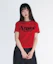 Purchase (Women) AMES WORLDWIDE Red Round Hem Crop Tee AM2EMUT520ARE
