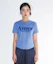 Order (Women) AMES WORLDWIDE Round Hem Crop Tee Blue AM2EMUT520ABL