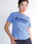 Purchase (Women) AMES WORLDWIDE Round Hem Crop Tee Blue AM2EMUT520ABL