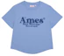 Sizing (Women) AMES WORLDWIDE Round Hem Crop Tee Blue AM2EMUT520ABL