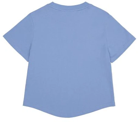 (Women) AMES WORLDWIDE Round Hem Crop Tee Blue AM2EMUT520ABL Cheap (Women) AMES WORLDWIDE Round Hem Crop Tee Blue AM2EMUT520ABL
