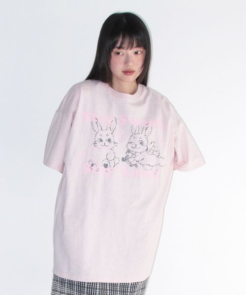 Purchase (Women) AMES WORLDWIDE Sweet Rabbit Pink T-Shirt AM2GMUT515APK