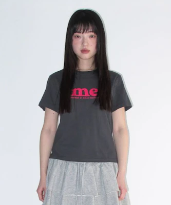 (Women) AMES WORLDWIDE Unisex Basic Logo T-Shirt Charcoal AM2DMUT511ACH Order (Women) AMES WORLDWIDE Unisex Basic Logo T-Shirt Charcoal AM2DMUT511ACH