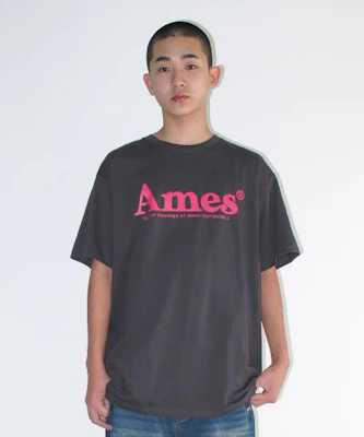 (Women) AMES WORLDWIDE Unisex Basic Logo T-Shirt Charcoal AM2DMUT511ACH Lookbook (Women) AMES WORLDWIDE Unisex Basic Logo T-Shirt Charcoal AM2DMUT511ACH