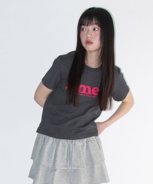 Details for (Women) AMES WORLDWIDE Unisex Basic Logo T-Shirt Charcoal AM2DMUT511ACH