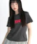 Cheap (Women) AMES WORLDWIDE Unisex Basic Logo T-Shirt Charcoal AM2DMUT511ACH