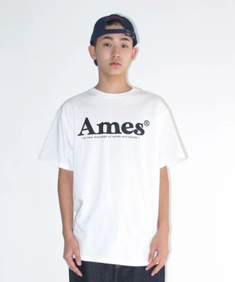 (Women) AMES WORLDWIDE Unisex Basic Logo Tee White AM2DMUT511AWH Lookbook (Women) AMES WORLDWIDE Unisex Basic Logo Tee White AM2DMUT511AWH