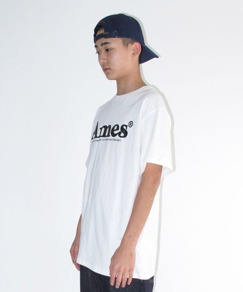 Purchase (Women) AMES WORLDWIDE Unisex Basic Logo Tee White AM2DMUT511AWH