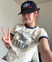 (Women) AMES WORLDWIDE Vintage Star Cream T-Shirt AM2FMUT513ACR (Women) AMES WORLDWIDE Vintage Star Cream T-Shirt AM2FMUT513ACR
