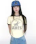 Lookbook (W) AMES WORLDWIDE 复古星星奶油色T恤 AM2FMUT513ACR