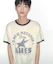 Shop (W) AMES WORLDWIDE 复古星星奶油色T恤 AM2FMUT513ACR
