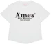 Sizing (Women) AMES WORLDWIDE White Round Hem Crop Tee AM2EMUT520AWH