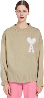 (W) AMI Paris 雲紋大心Logo圓領毛衣 白色 UKS025KN0032-719 Purchase (W) AMI Paris 雲紋大心Logo圓領毛衣 白色 UKS025KN0032-719