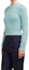 Purchase (Women) AMI PARIS Plain Blend Crewneck Sweater Aquamarine Color. FKS026KN0021468
