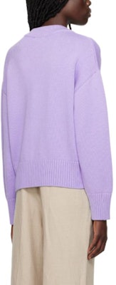 (W) AMI Paris 紫色V領扣釦長袖針織開襟外套毛衣 SPUKC008016-507 Lookbook (W) AMI Paris 紫色V領扣釦長袖針織開襟外套毛衣 SPUKC008016-507