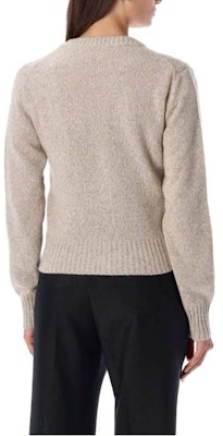 (W) AMI PARIS V領針織開衫 羊毛外套 米白色 FKC127005 Lookbook (W) AMI PARIS V領針織開衫 羊毛外套 米白色 FKC127005