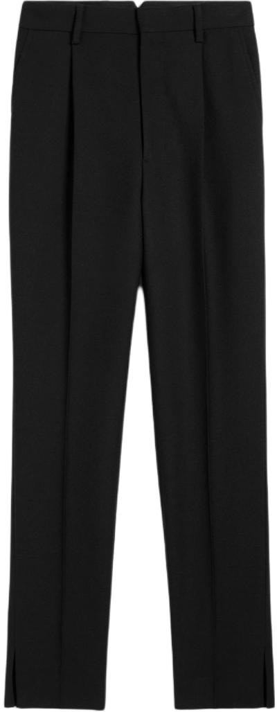 women-ami-paris-amiparis-black-high-waisted-slim-fit-casual-pants-ftr-112-wv-0026-001