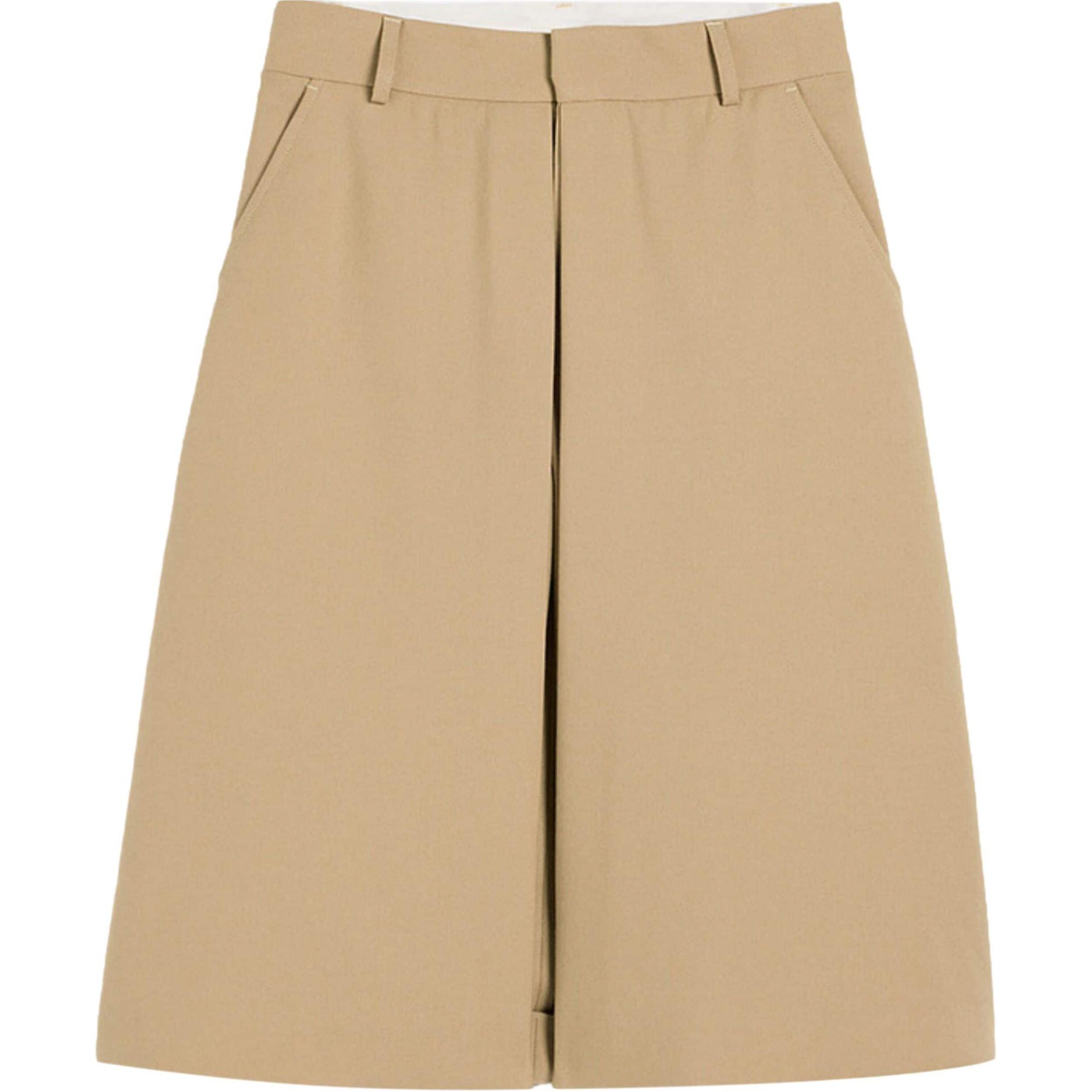 Order (W) Ami Paris AMIPARIS 米白色中腰休閒短褲隱藏拉鏈設計 FSO508WV0026-BEIGE