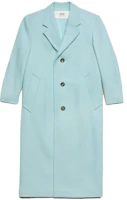 (Women) Ami Paris AMIPARIS Solid Color Long Single-Breasted Coat FCO307WV0016-468 (Women) Ami Paris AMIPARIS Solid Color Long Single-Breasted Coat FCO307WV0016-468