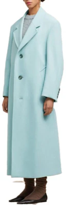 (W) Ami Paris AMIPARIS Kot Panjang Warna Solid Single-Breasted FCO307WV0016-468 Purchase (W) Ami Paris AMIPARIS Kot Panjang Warna Solid Single-Breasted FCO307WV0016-468