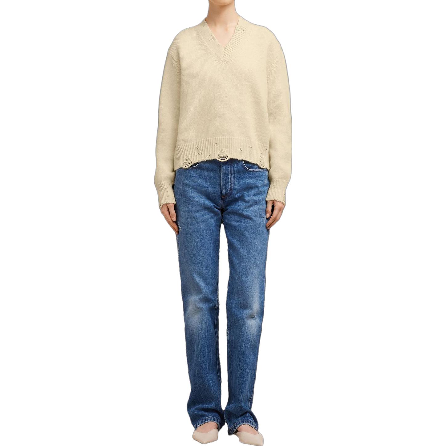 (Women) Ami Paris AMIPARIS  Solid Color Oversized Sweater UKS227KN0016185 圖 3