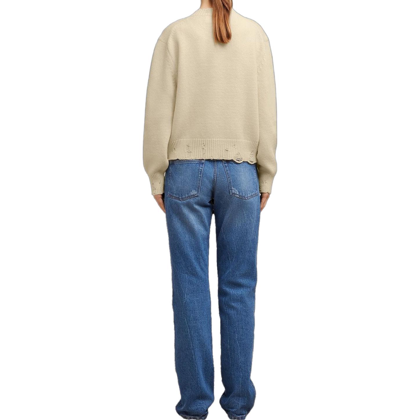 (Women) Ami Paris AMIPARIS  Solid Color Oversized Sweater UKS227KN0016185 圖 5