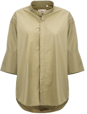 (W) Ami Paris 綠色修身版長袖襯衫 USH218CO0063-317 Order (W) Ami Paris 綠色修身版長袖襯衫 USH218CO0063-317