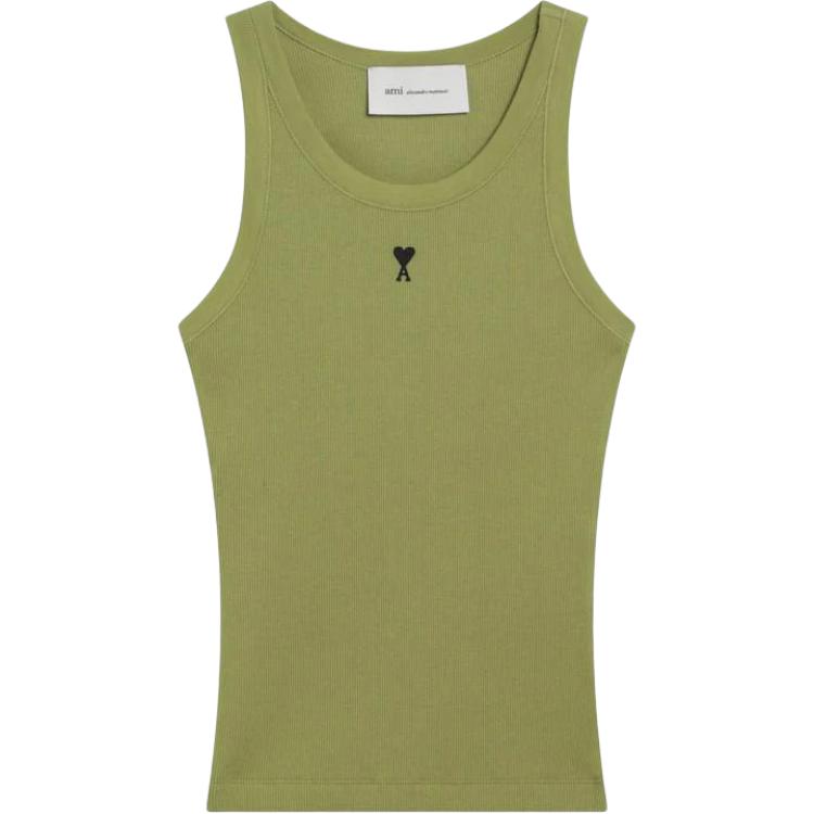 (Women) AMI PARIS AMIPARIS Crewneck Straight-Cut Pullover Vest FTP811JE0117-035