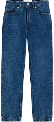 (Women) Ami Paris AMIPARIS FW24 Women’s Slim Straight Cotton Jeans in Distressed Blue. FTR031DE0031-480 Buy (Women) Ami Paris AMIPARIS FW24 Women’s Slim Straight Cotton Jeans in Distressed Blue. FTR031DE0031-480