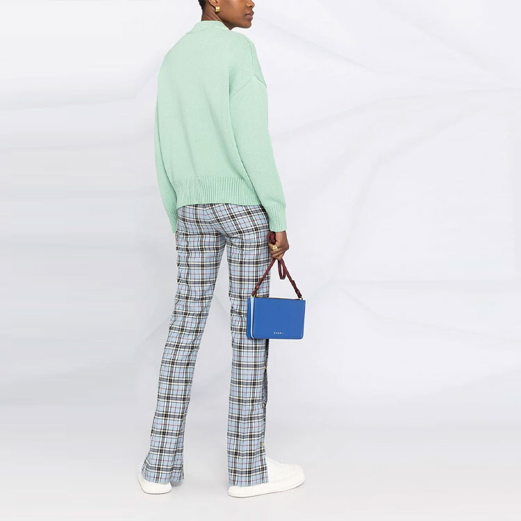 (Women) Ami Paris AMIPARIS SS21 Solid Color Knit Sweater Women’s Green E21FK303016-303 圖 4