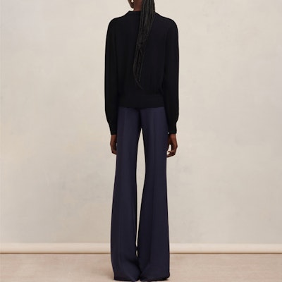 (W) Ami Paris AMIPARIS SS23 黑色羊毛心形刺繡針織開衫 FKC111KN0025-001 Shop (W) Ami Paris AMIPARIS SS23 黑色羊毛心形刺繡針織開衫 FKC111KN0025-001