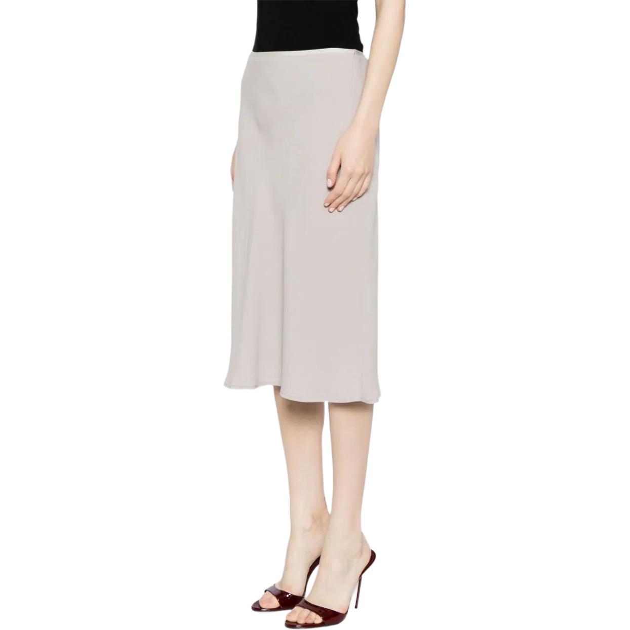 Purchase (W) Ami Paris Falda Midi Elástica Beige Claro Casual SS24 para Mujer FSK221AC0009