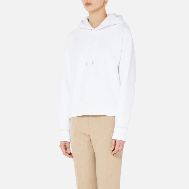 (Women) AMI PARIS De Coeur FW21  Heart Logo Sweatshirt - White A21FJ058-747100 圖 5