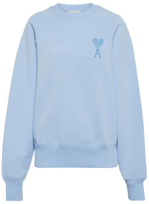 (W) Sudadera Azul Claro con Bordado de Corazón Logo AMI Paris FW21. E22USW-002747 Buy (W) Sudadera Azul Claro con Bordado de Corazón Logo AMI Paris FW21. E22USW-002747