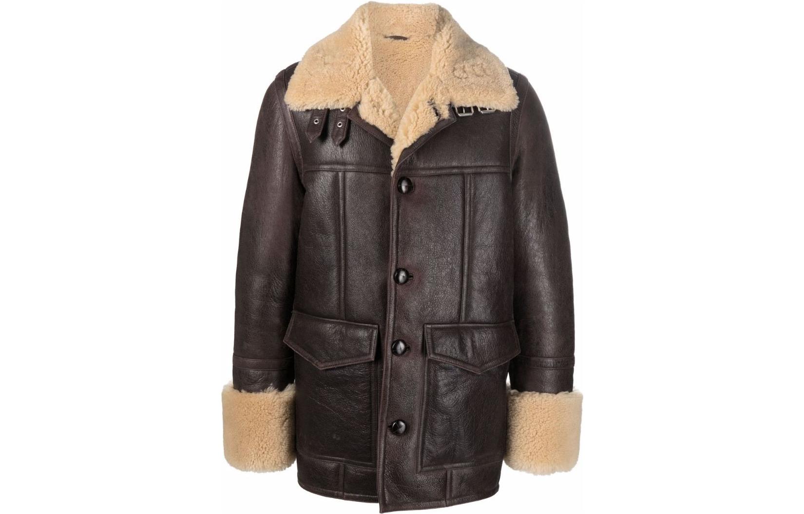 (Women) AMI PARIS FW22  Brown Patchwork Single-Breasted Casual Jacket. UJK217-543200 圖 2