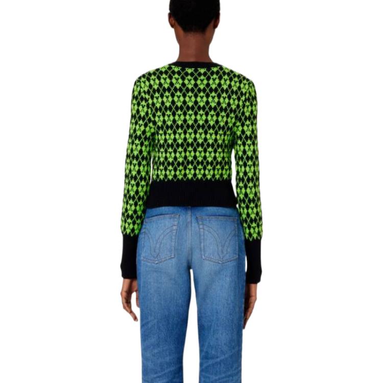 Shop (W) AMI Paris 提花V领套头长袖毛衣 FKS230-030003