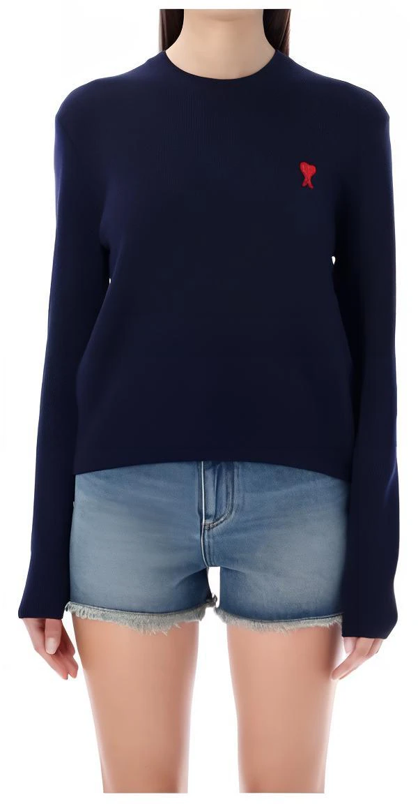 women-ami-paris-navy-blue-crewneck-long-sleeve-sweatshirt-uts-200701-491