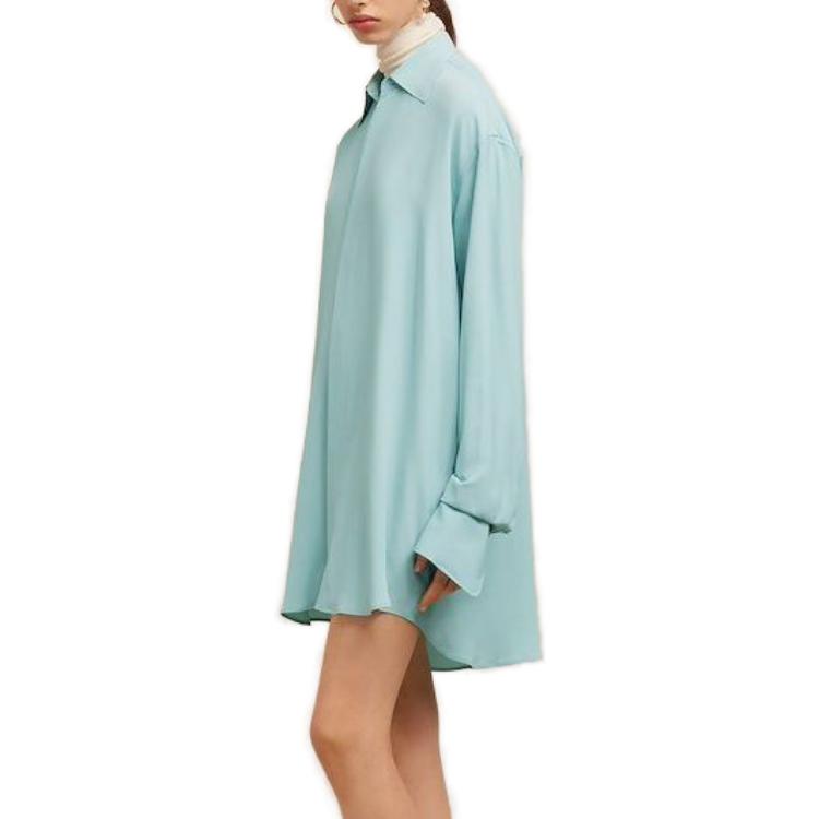 Purchase (W) Vestido de Manga Larga Corte Holgado Color Sólido AMI Paris FDR401AC0004468