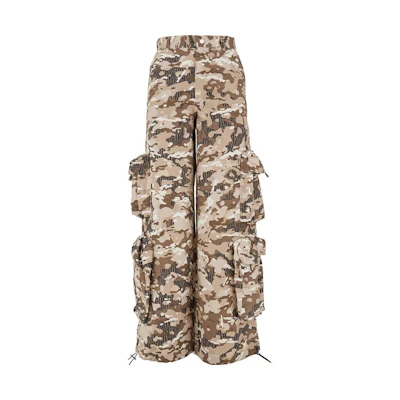 (Women) AMIRI Camouflage Cargo Pants Green PF23WPB003-526