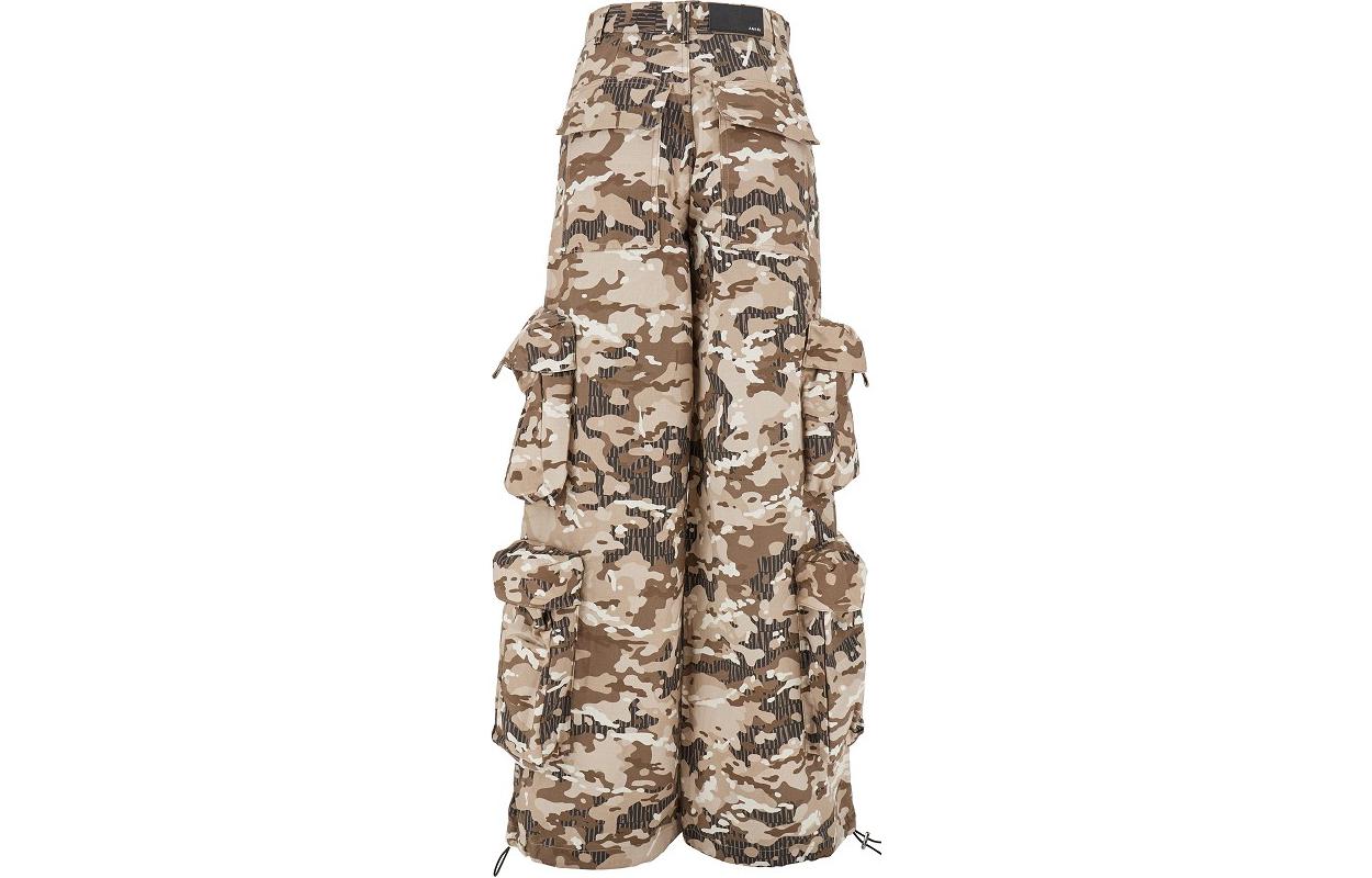 Lookbook (W) アミリ カモフラージュ カーゴパンツ グリーン PF23WPB003-526