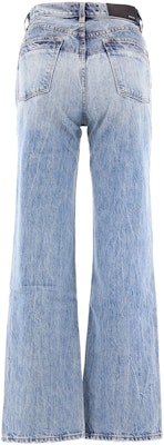 (W) AMIRI 水洗仿舊高腰直筒藍色牛仔褲 PF22WDF008-931 Lookbook (W) AMIRI 水洗仿舊高腰直筒藍色牛仔褲 PF22WDF008-931