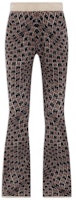 (Women) AMIRI FW23 Brown Swirl Plaid Flared Casual Pants. AW23WKP008-964 (Women) AMIRI FW23 Brown Swirl Plaid Flared Casual Pants. AW23WKP008-964