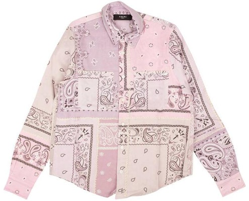 (W) AMIRI SS23 粉色圖案印花襯衫扣上衣. Y0W06472PD-LAVE Buy (W) AMIRI SS23 粉色圖案印花襯衫扣上衣. Y0W06472PD-LAVE